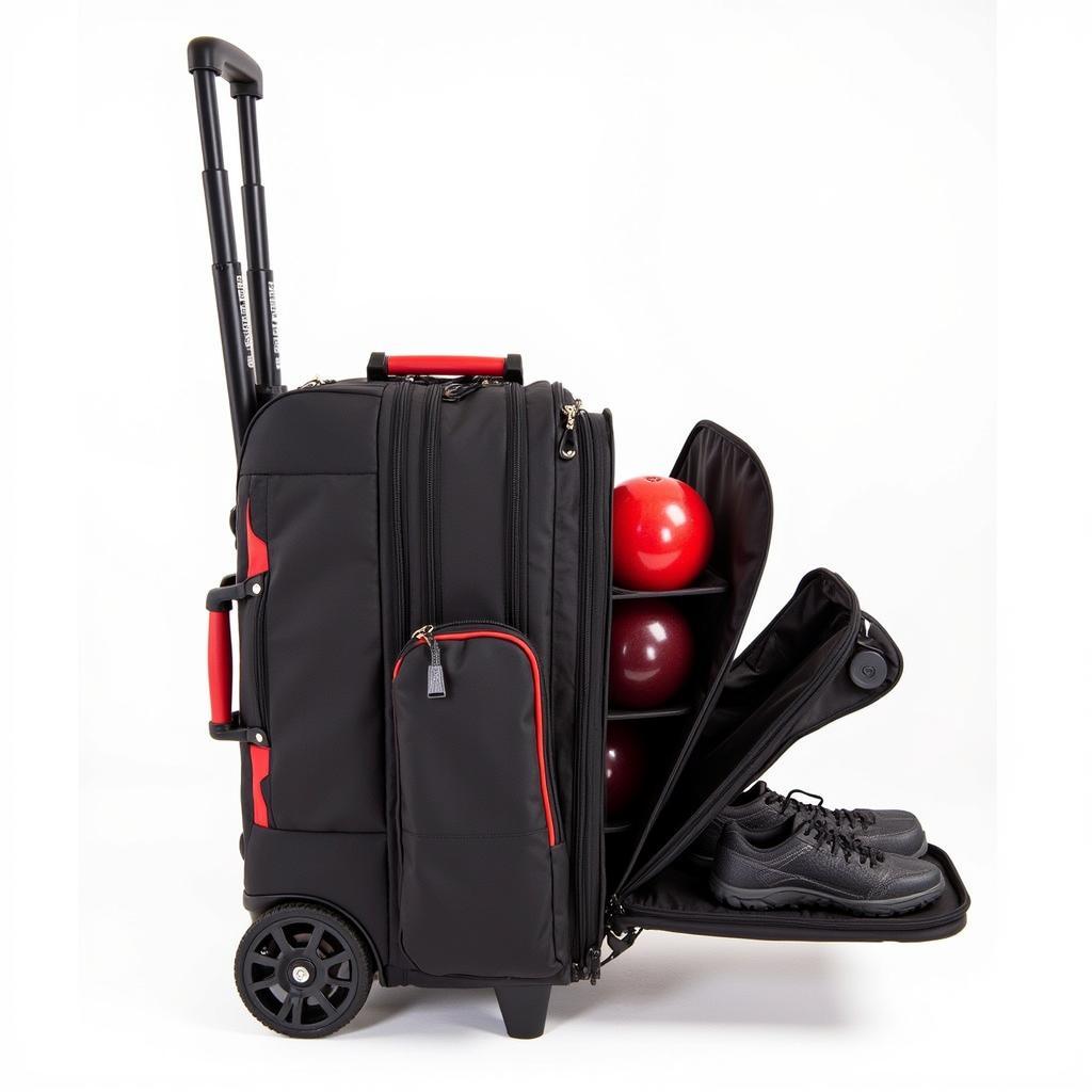 4 Ball Bowling Bag Roller Bag Option