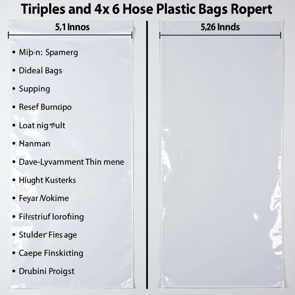 4x6 Plastic Bags: Thickness Comparison