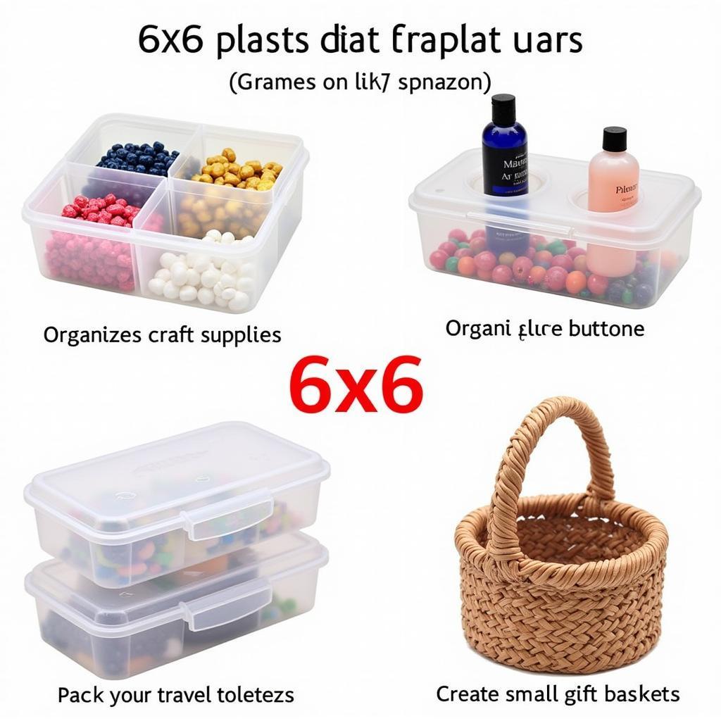 Creative Uses of 6x6 Plastic Containers