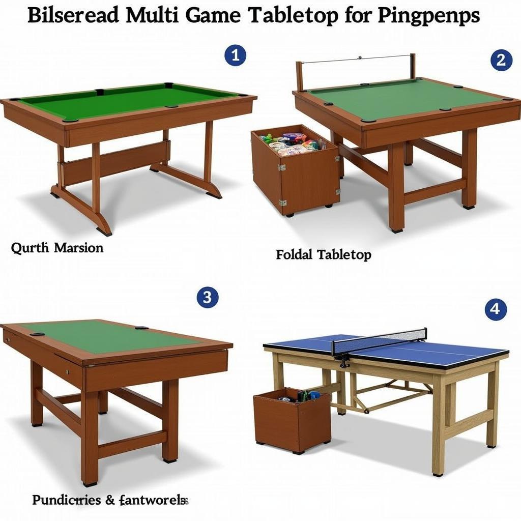 7 Foot Multi-Game Table Conversion Process