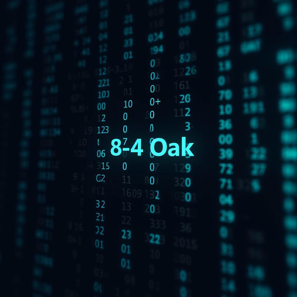 8 4 Oak as a Digital Code