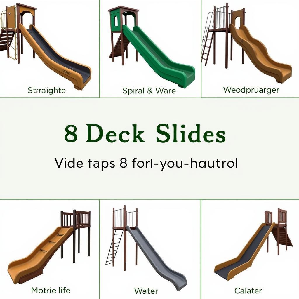 8 Foot Deck Slide Options