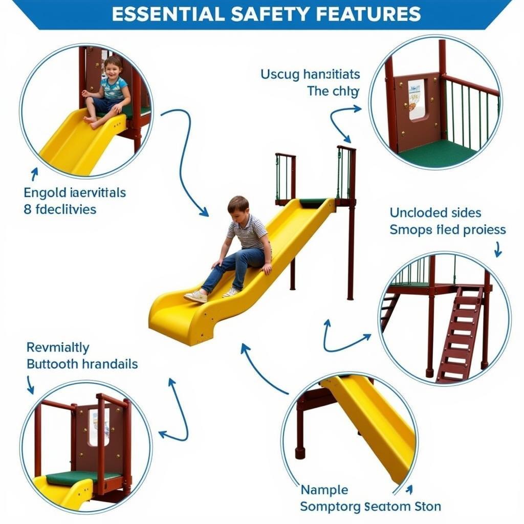 8 Foot Deck Slide Safety Features