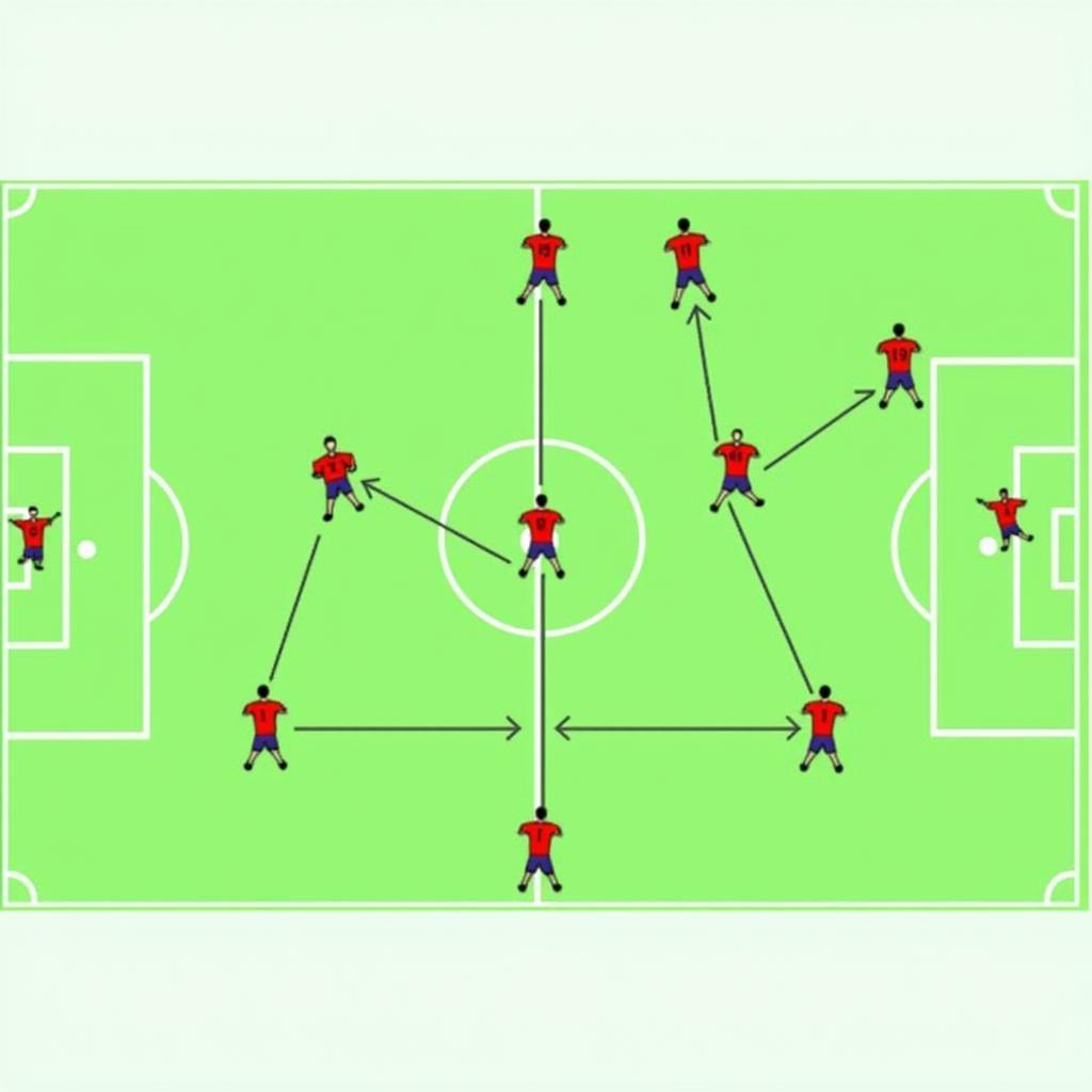 8 Link Football Formation