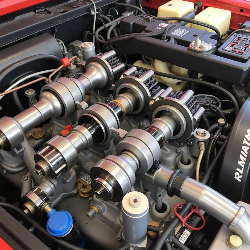 96 Twin Cam Engine with Upgraded Camshafts Installed