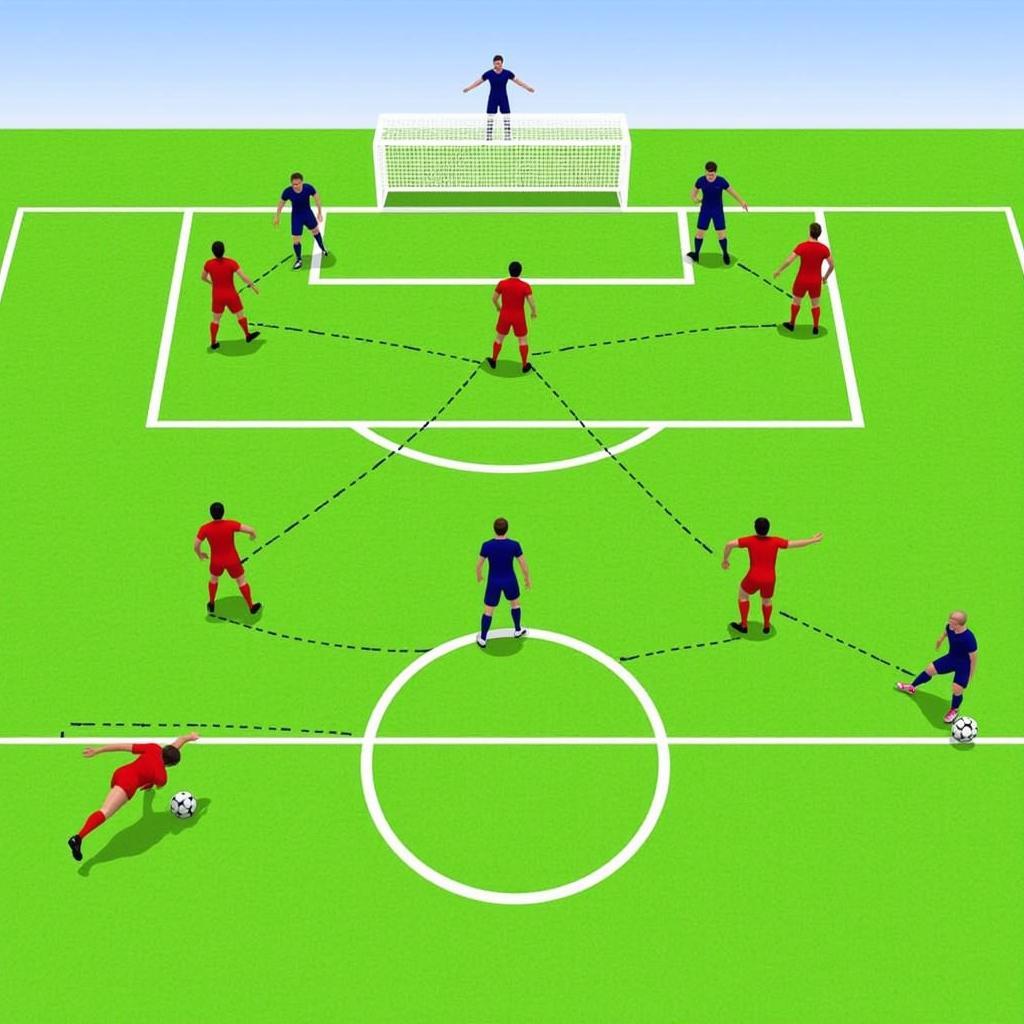 A 32 Target Passing Drill