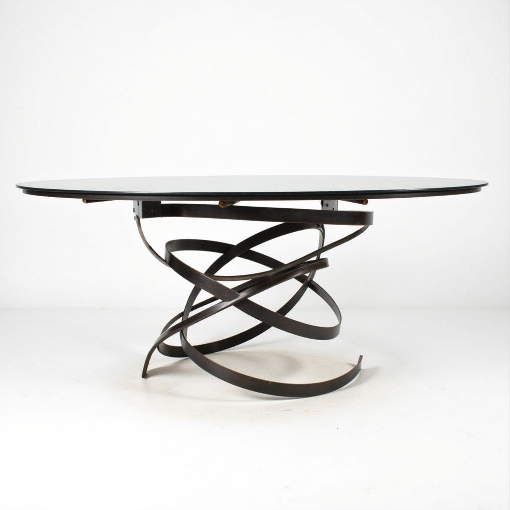 Custom Metal Table by Aaron Jackson