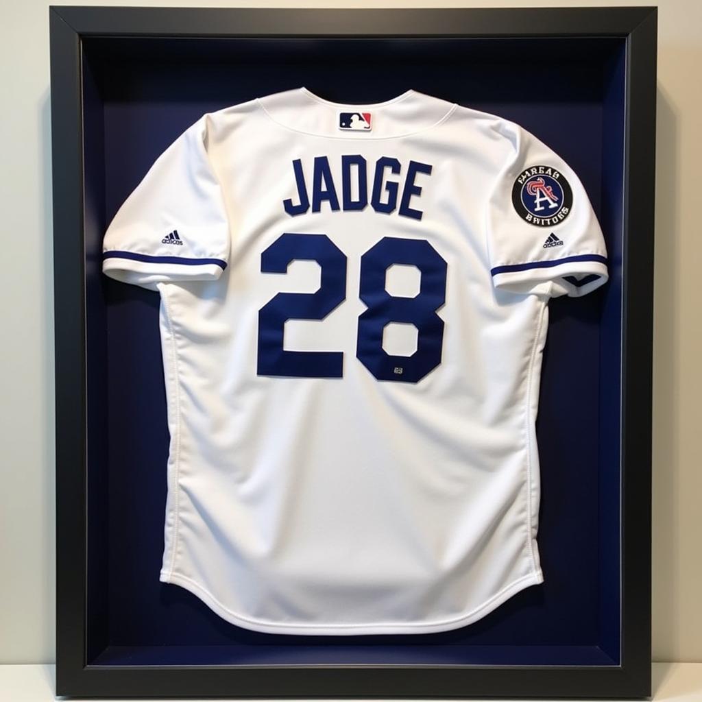 Aaron Judge Authentic Jersey Display Case