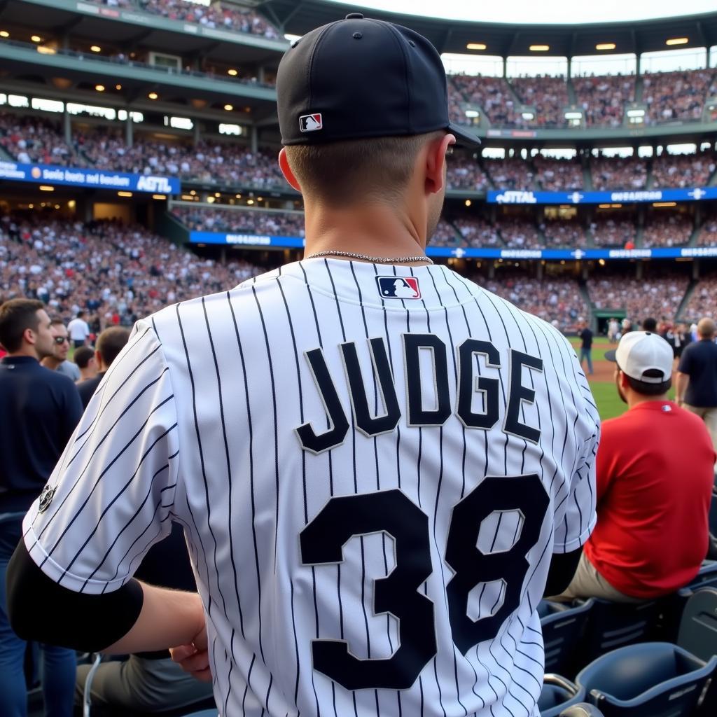 Aaron Judge Authentic Jersey Game Day