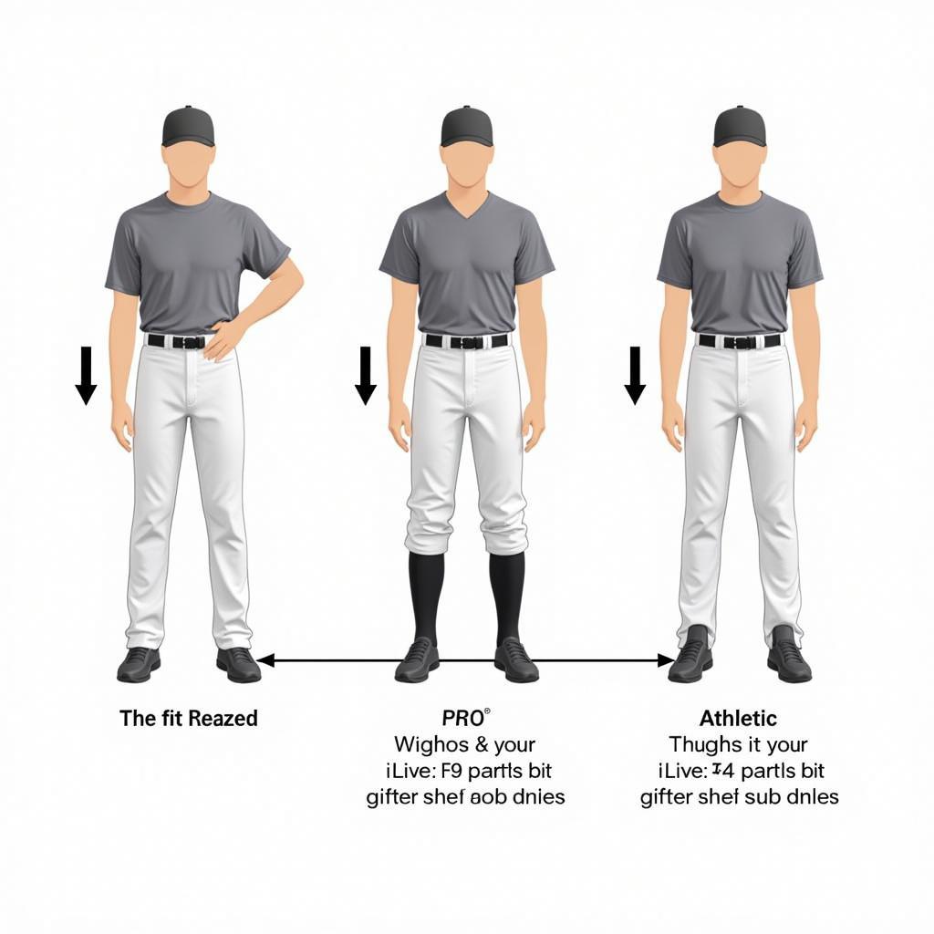 Different Fit Types of Above the Knee Baseball Pants: Relaxed, Athletic, and Pro