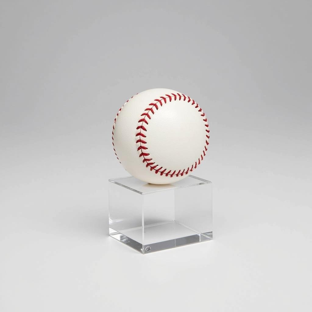 Clear Acrylic Baseball Stand Holder Display