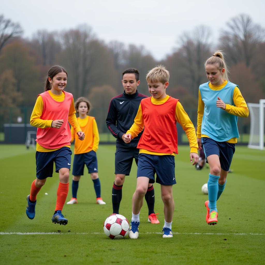 Soccer Team Training for Act 1 Nationals