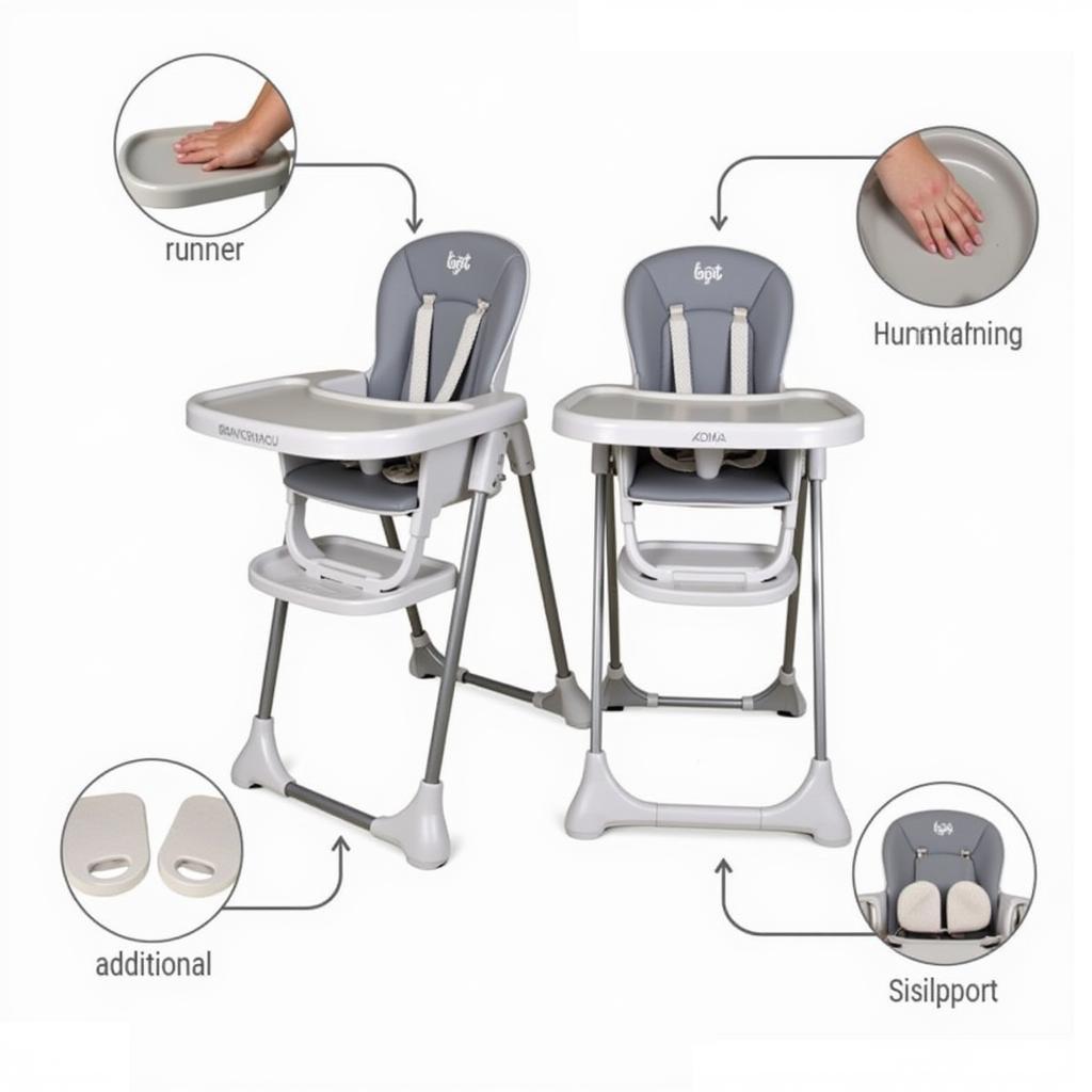 Adjustable Highchairs: Adapting for Twin Feeding with Accessories