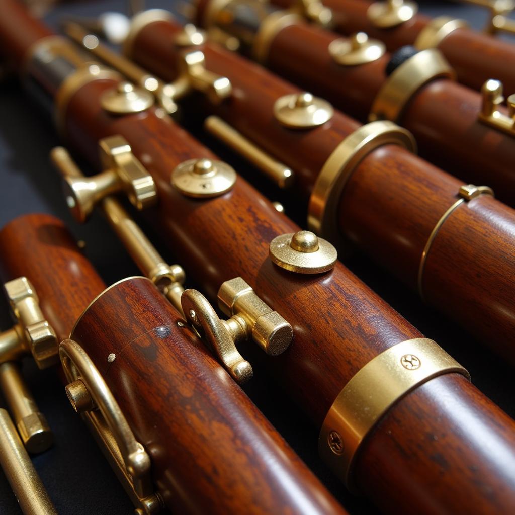 The meticulous craftsmanship of an Adrian Morejon bassoon.