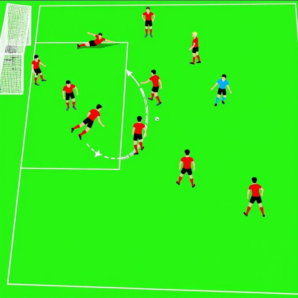 Advanced Six Top Application in a Football Match