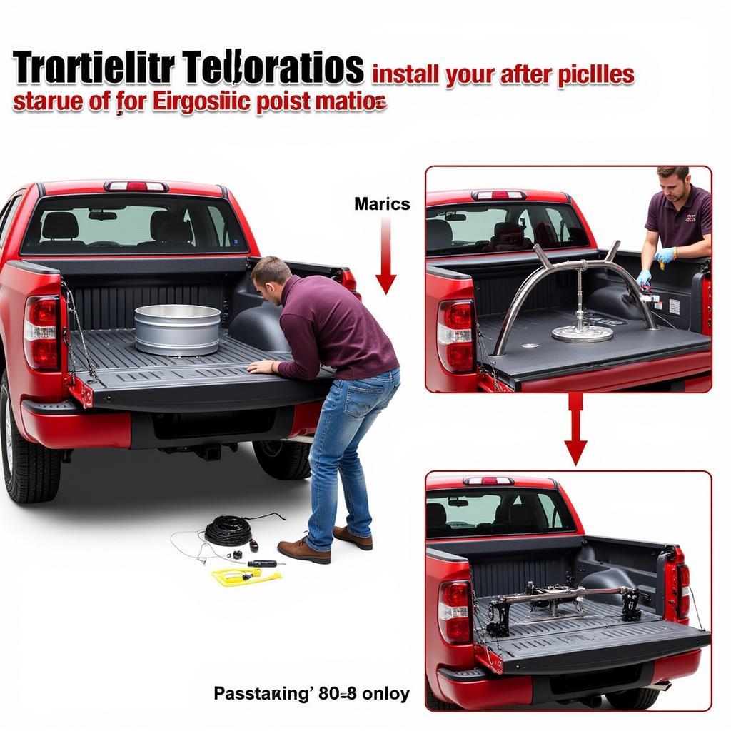 Aftermarket Multi-Flex Tailgate Installation on a Pickup Truck