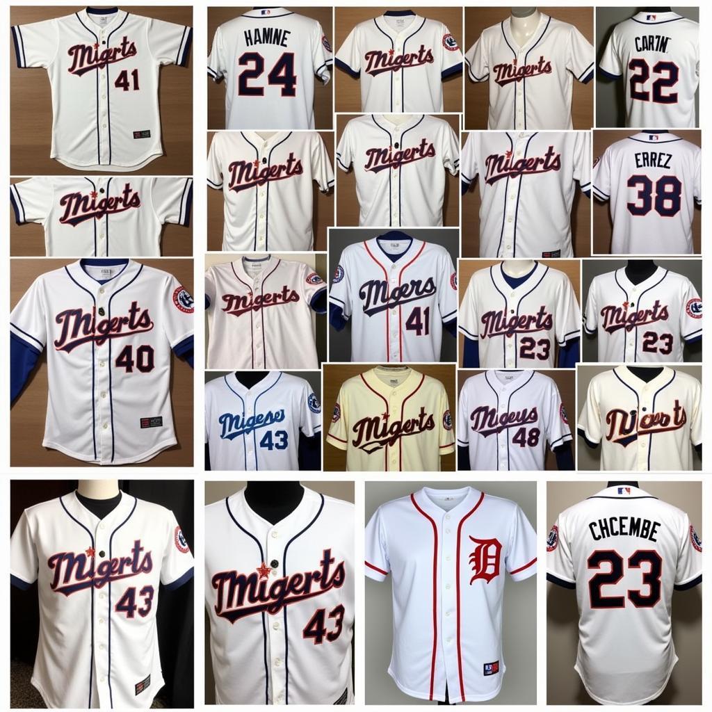 Variations of Al Kaline Detroit Tigers Jerseys