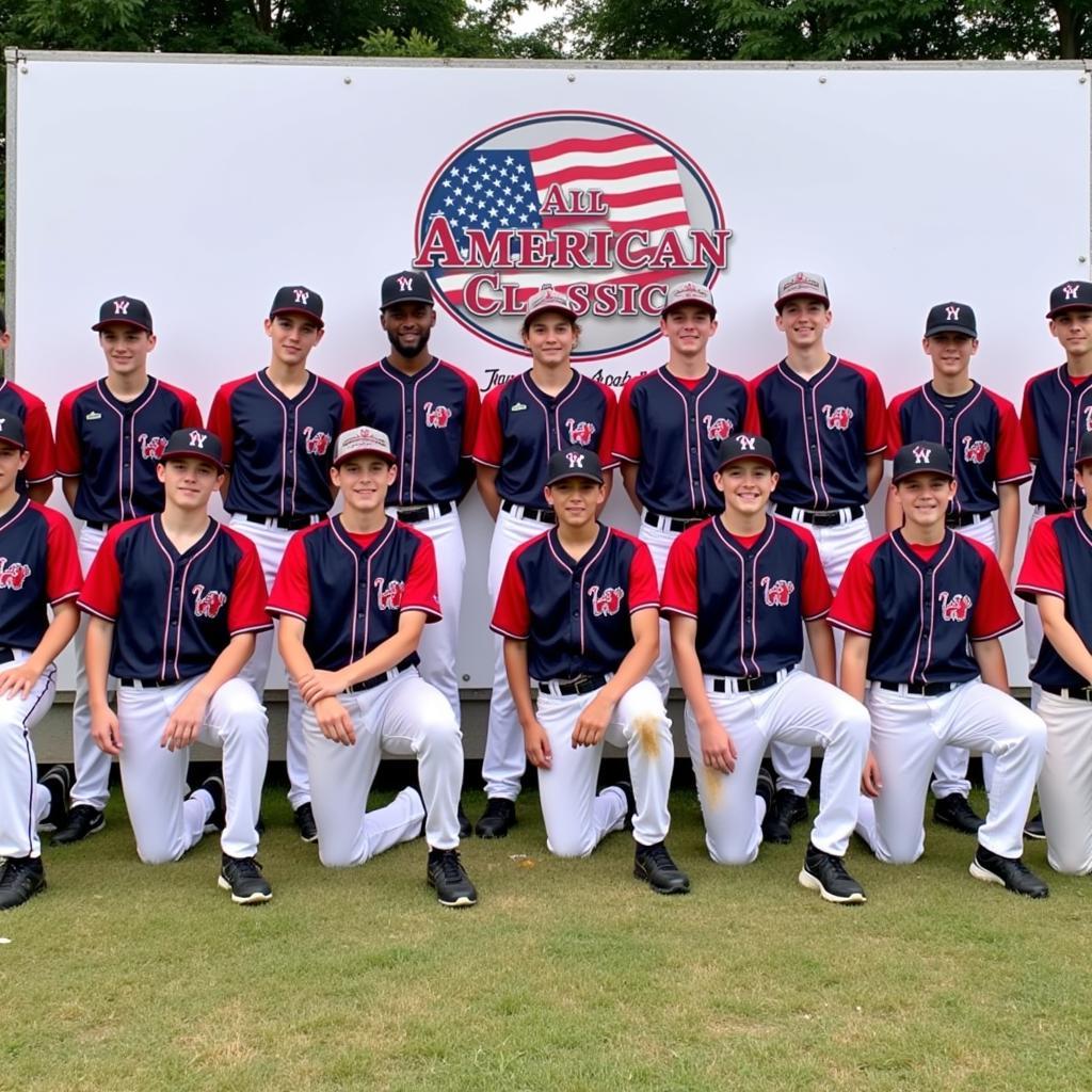 All American Classic Baseball Tournament Team Photo