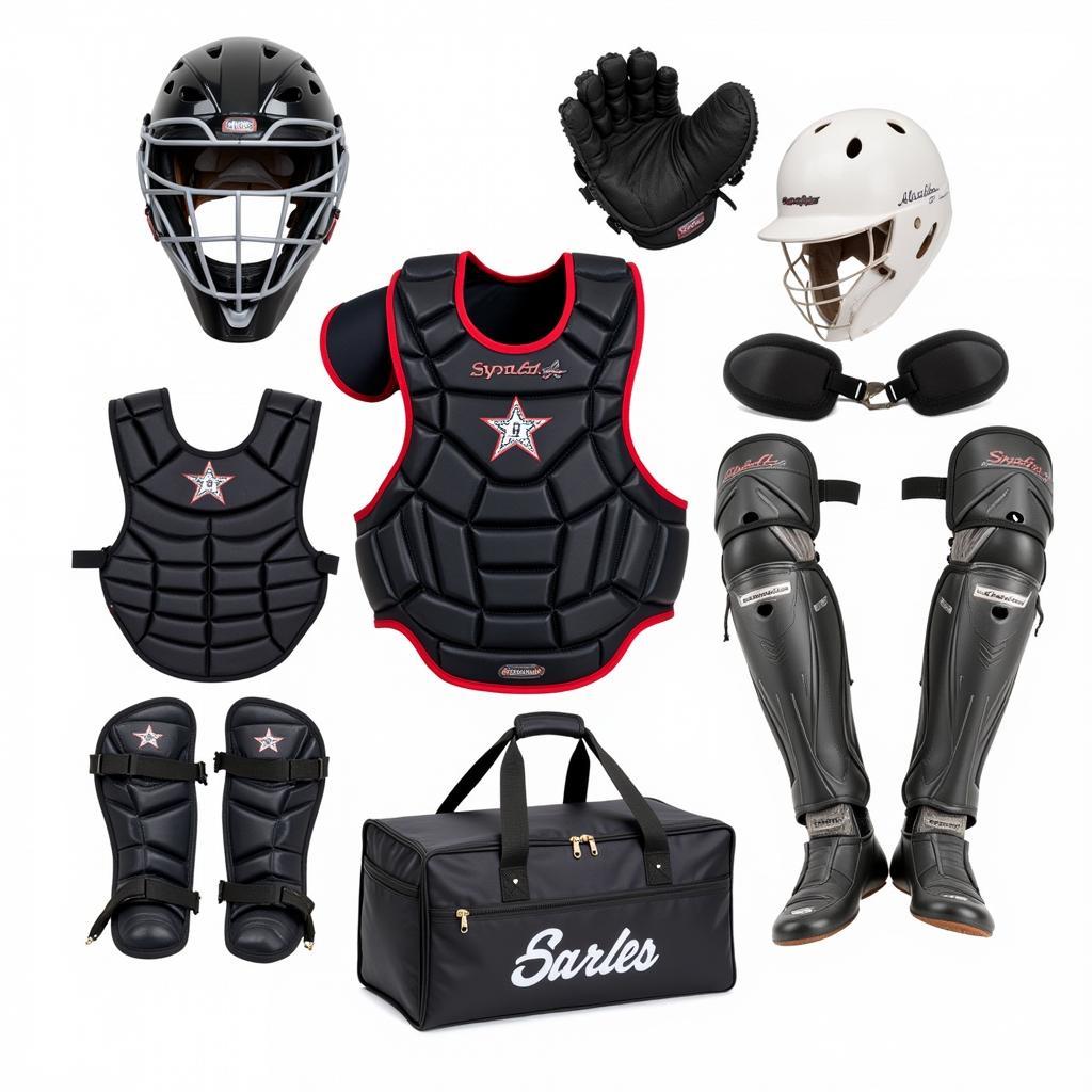 Complete All Star Adult Catchers Gear Set