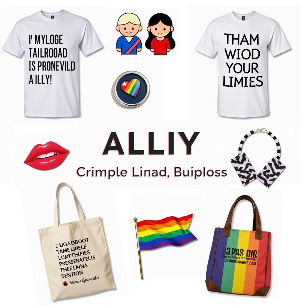 Examples of Ally Merchandise