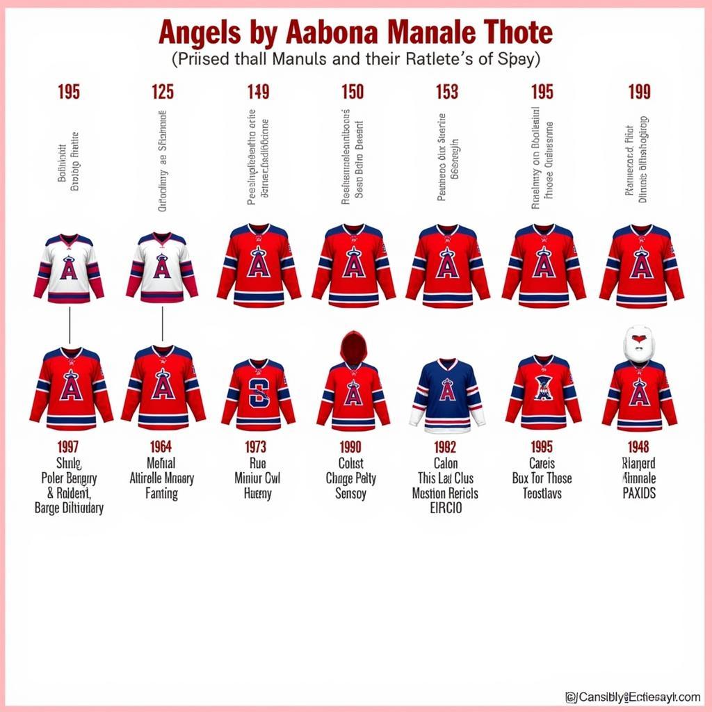 Evolution of Angels Hockey Jerseys Over the Years