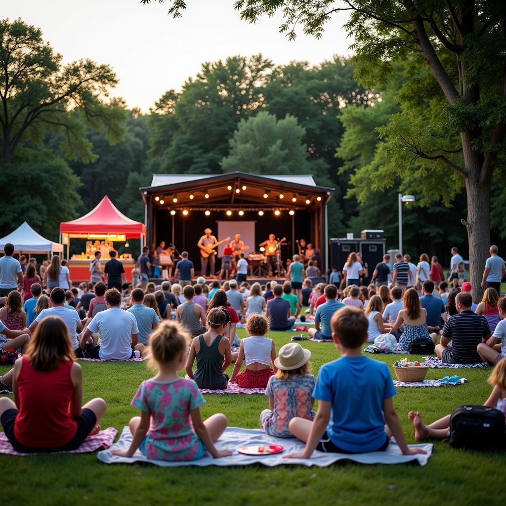 Antigo WI Music in the Park Summer Concert