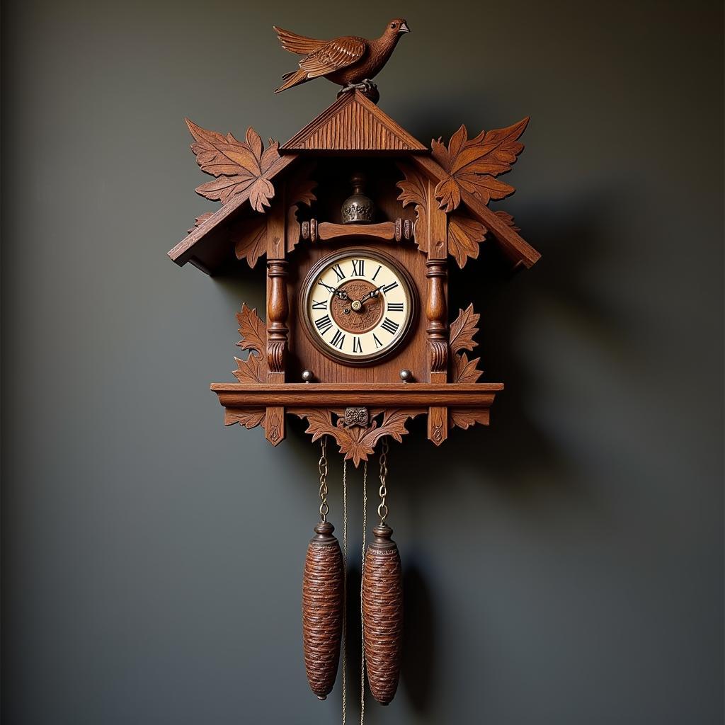 Antique Cuckoo Clock from the Black Forest