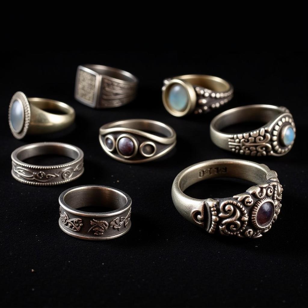 Antique Silver Ring Collection