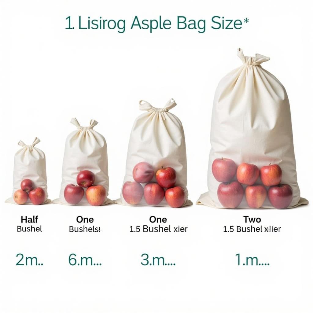 Apple Bag Size Comparison Chart