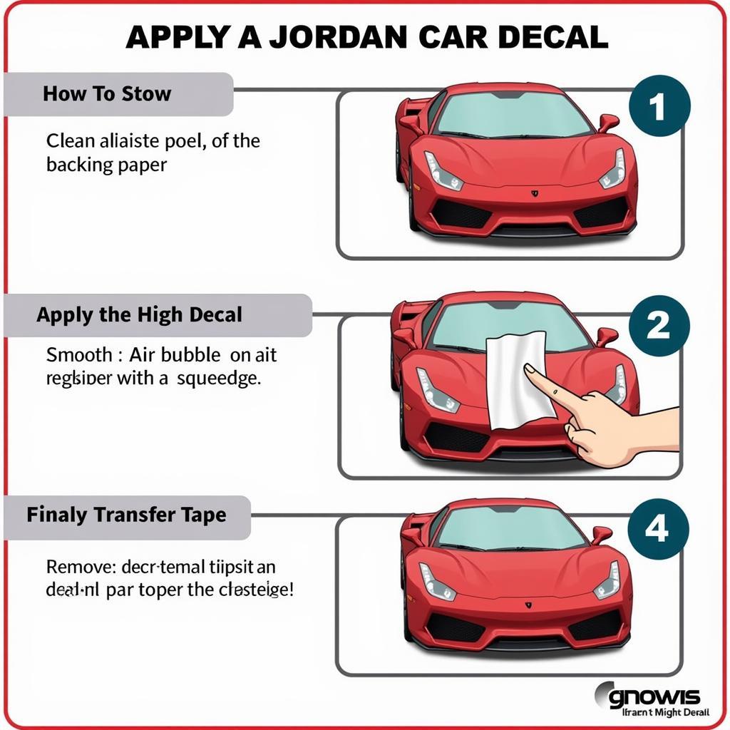 Step-by-Step Guide to Applying a Jordan Car Decal