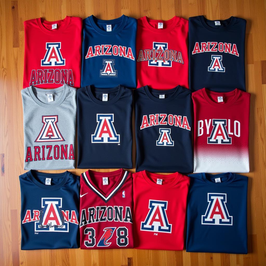 Collection of Arizona Basketball Shirts