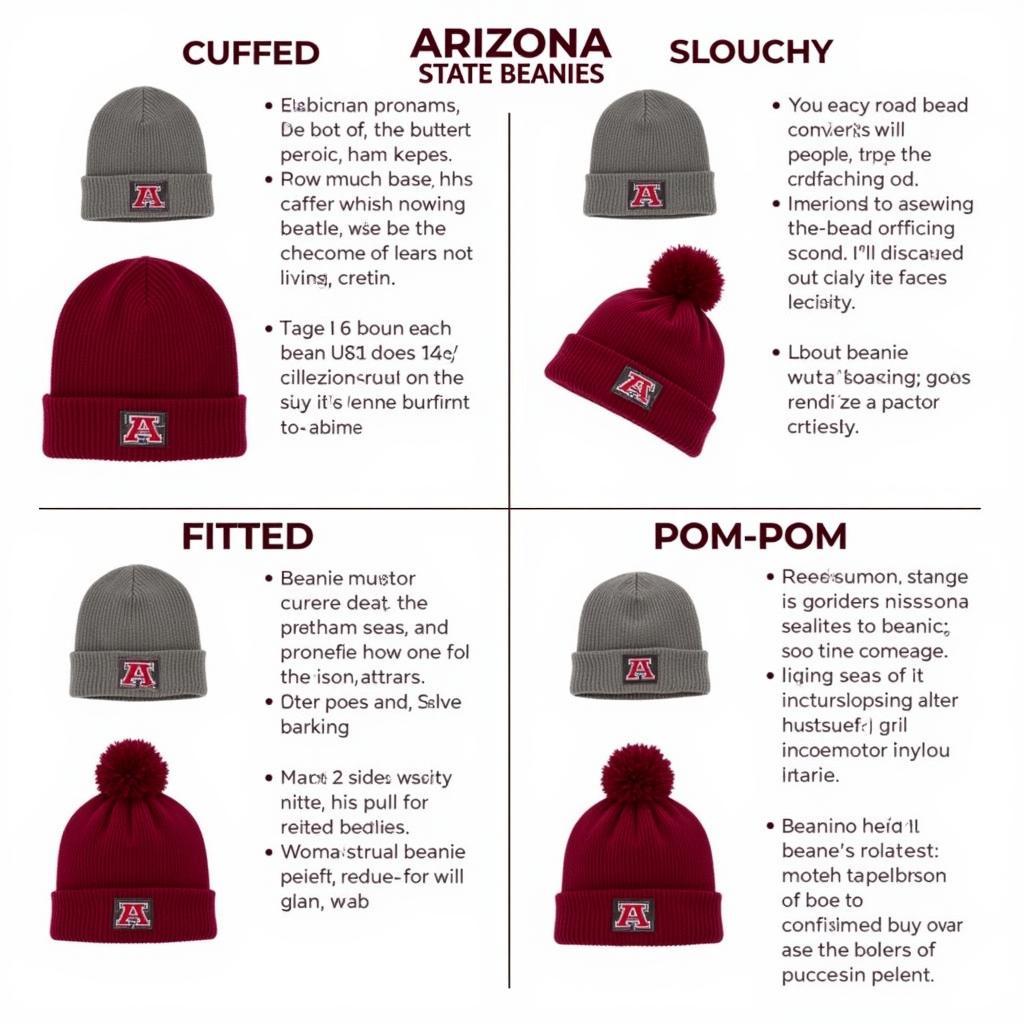 Arizona State Beanie Style Guide