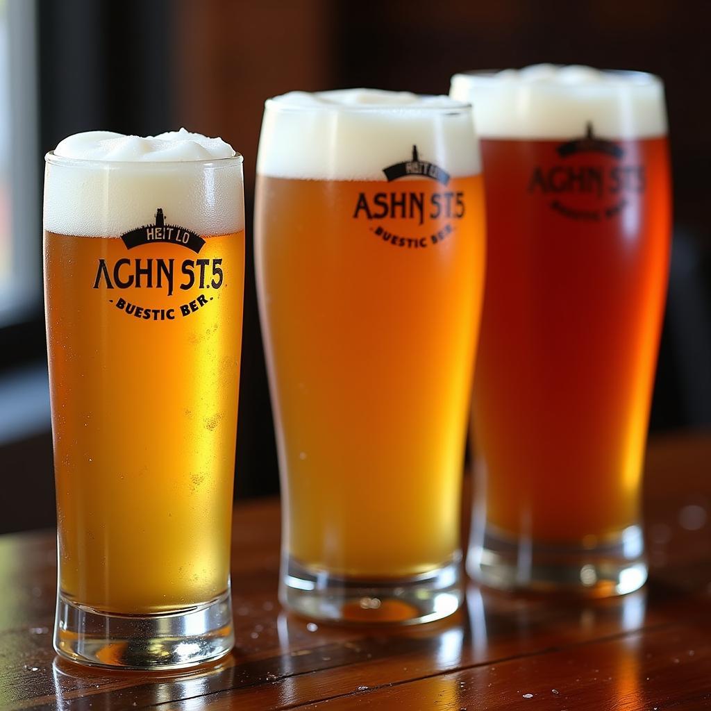 Ashby Brewing Tasting Flight