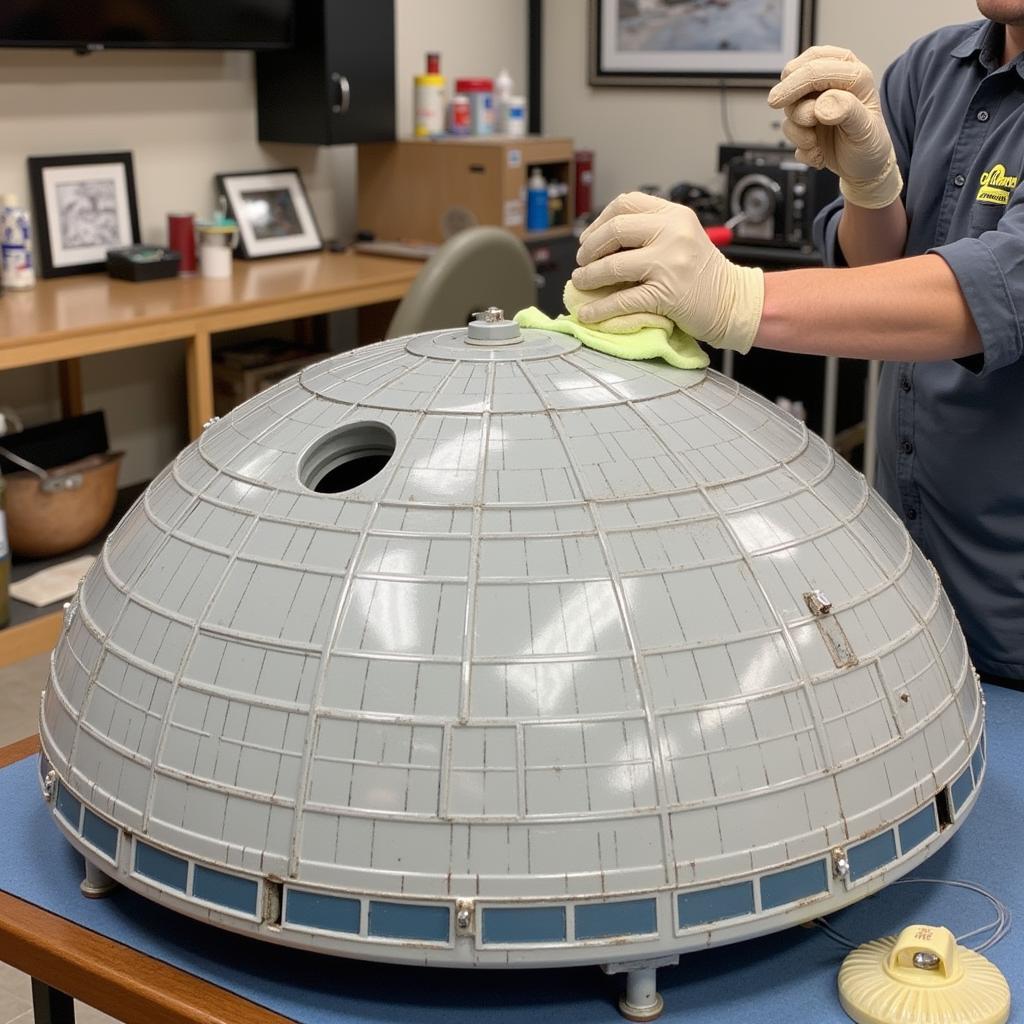 Maintaining an Astrodome Replica: Cleaning and Preservation