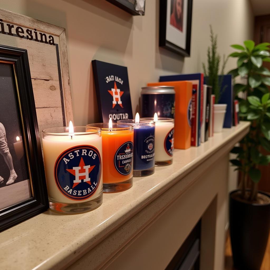 Displaying Astros Candles