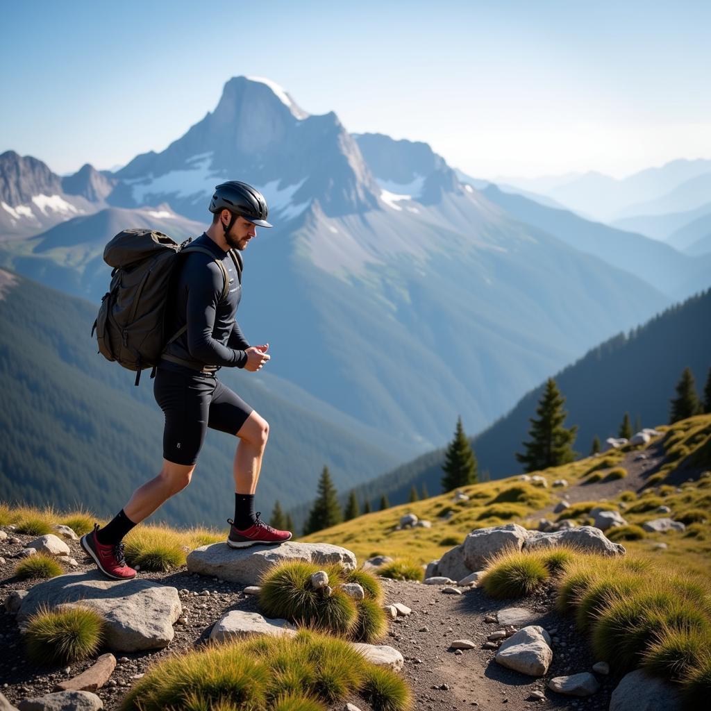 Athlete Training at High Altitude