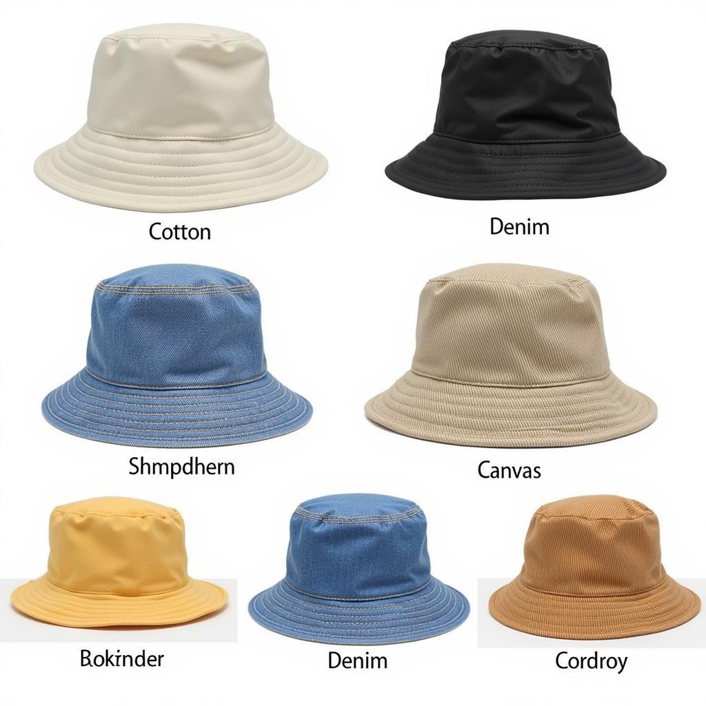 Different Materials for Atlanta Bucket Hats