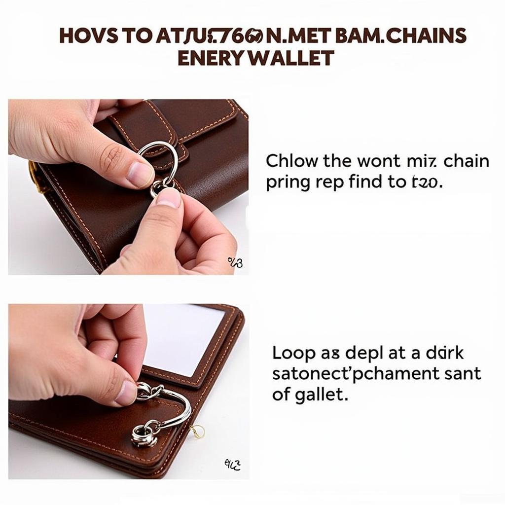 Attaching a Wallet Ball Chain to a Wallet