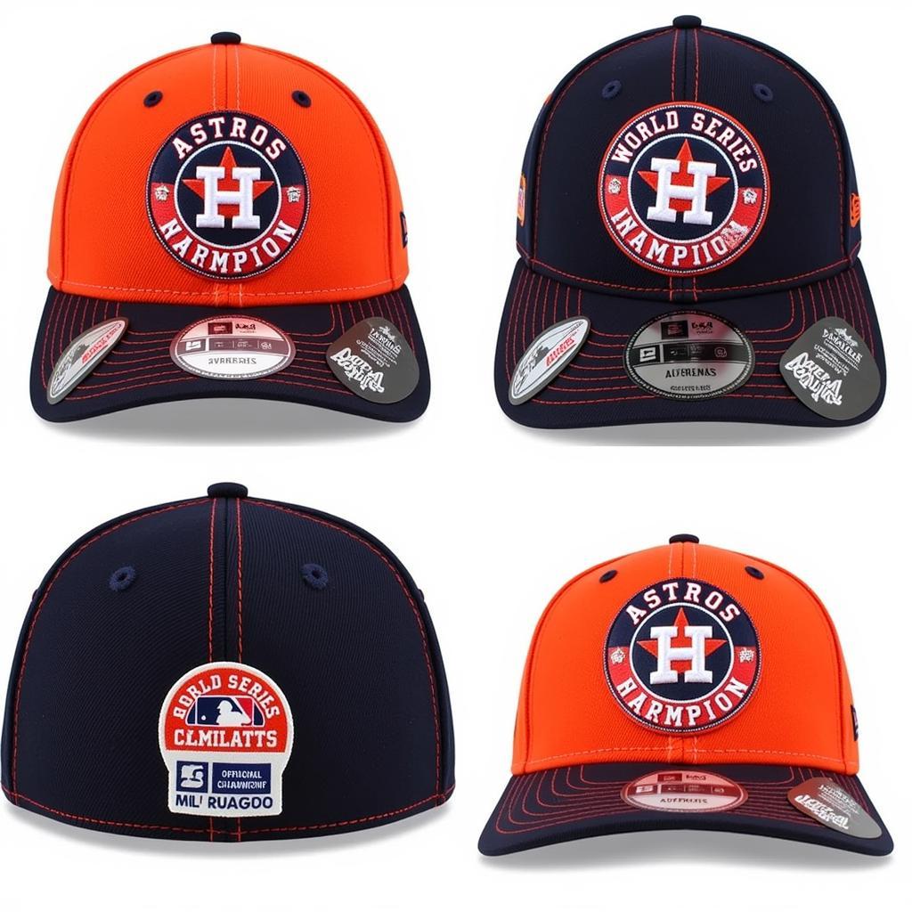 Authentic Astros World Series Championship Hat Details