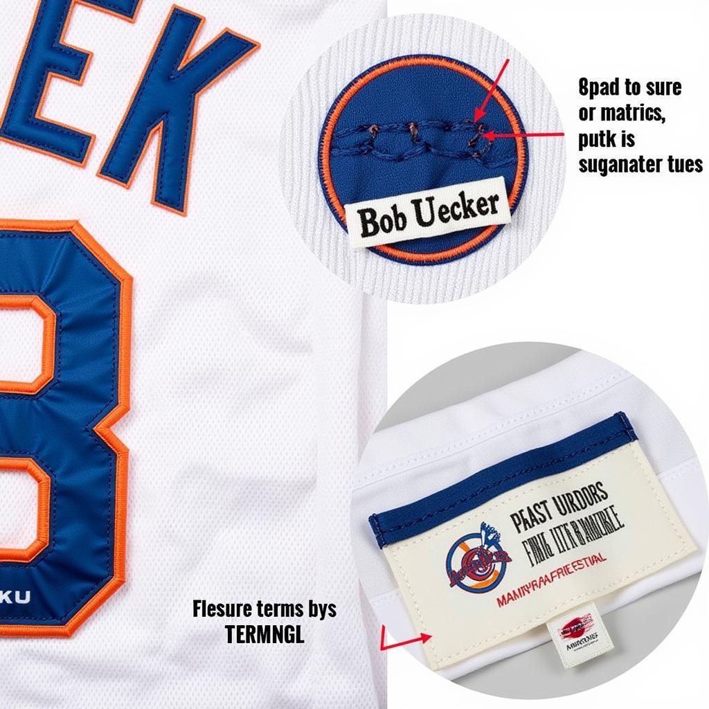 Authentic Bob Uecker Jersey Details