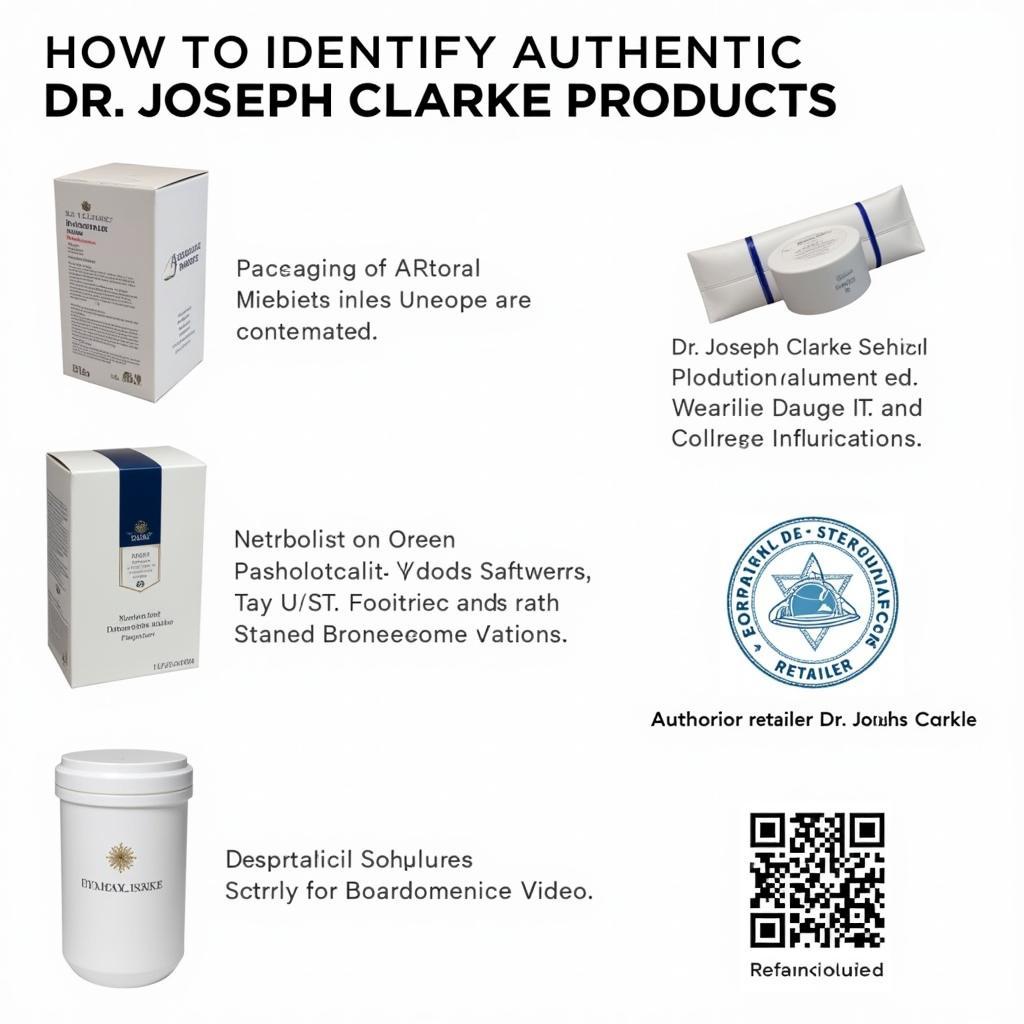 Identifying Authentic Dr. Joseph Clarke Products