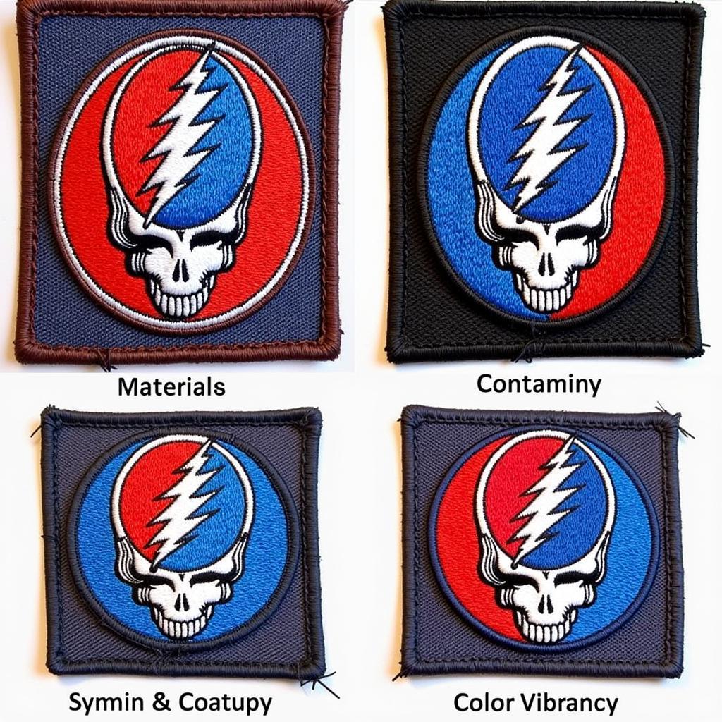 Authentic Grateful Dead Patches