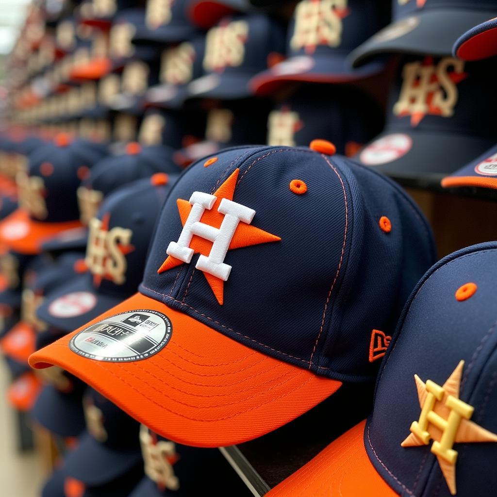 Authentic Houston Astros Gold Star Hat for Sale