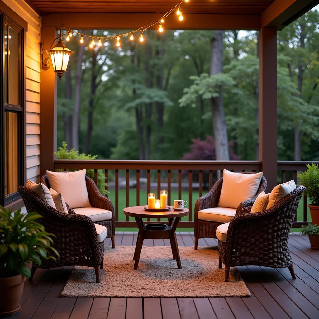 Ideal Back Porch Meeting Setup