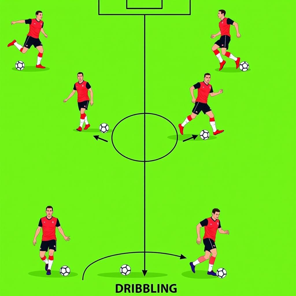 Mastering ball control and dribbling techniques in football