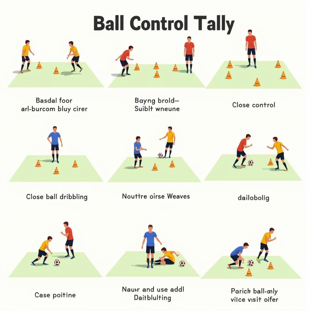 Ball Control Training Drills for Footballers