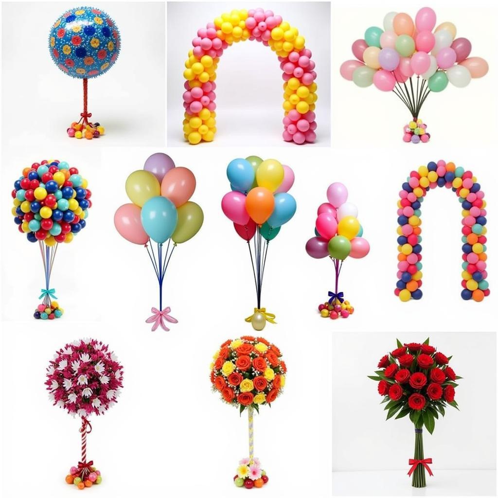 Creative Balloon Arrangements Using Clear Sticks