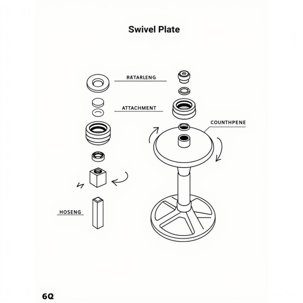 Bar Stool Swivel Plate Mechanism Diagram