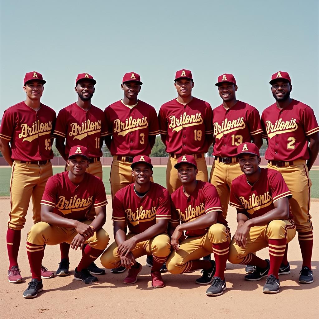 Barry Bonds with ASU Teammates