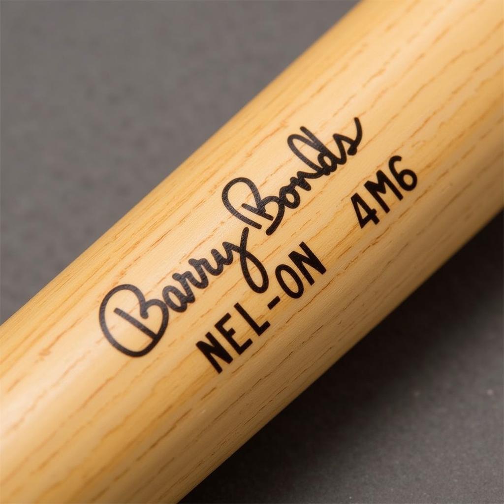 Owning a Piece of History: The Barry Bonds Autographed Bat